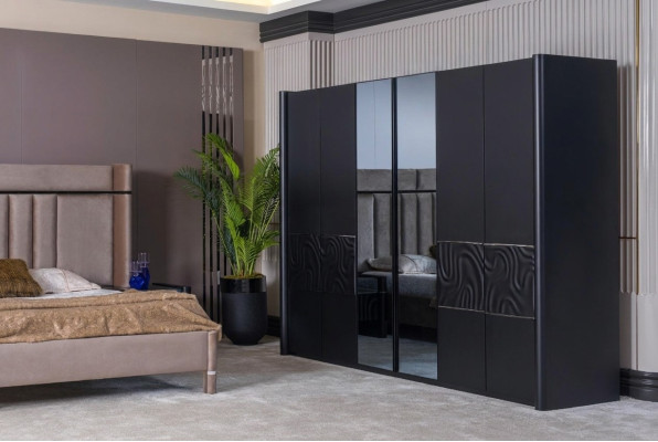 Kleiderschrank Schrank Luxuriöses Schlafzimmer Möbel Schränke Holz