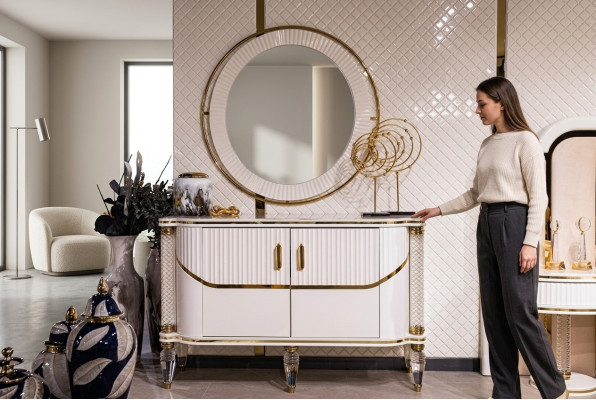 Kommode Spiegel Holz Möbel Anrichte Kommode Schrank Luxus Möbel Holz Neu
