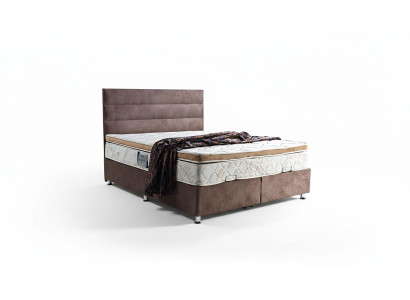 Bett Design Betten Luxus Bettkasten Polster Schlafzimmer Möbel Stoff 160x200
