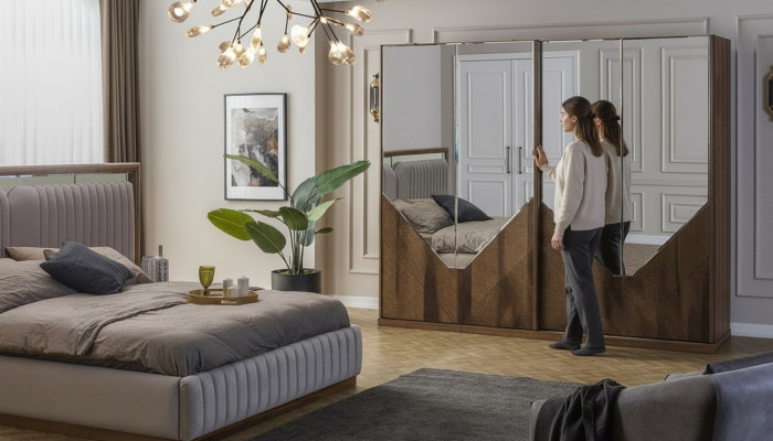 Kleiderschrank Schlafzimmer Holz Schrank Möbel Neu Schränke Eckschrank