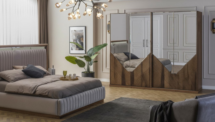 Kleiderschrank Schlafzimmer Holz Schrank Möbel Neu Schränke Eckschrank