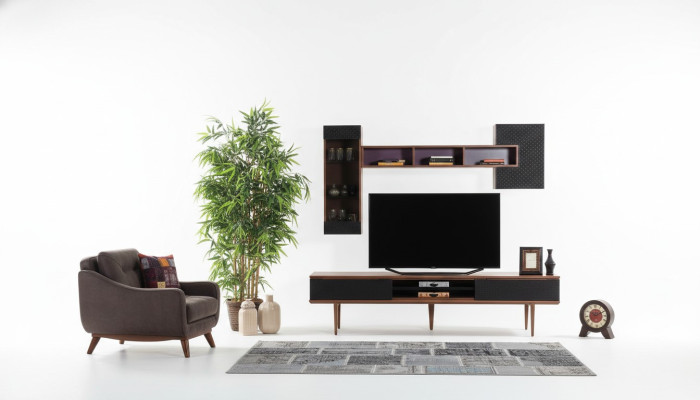 Luxus Wohnwand rtv Lowboard tv Ständer Wohnzimmer Möbel Wandschränke