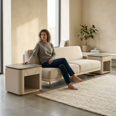 Schlafzimmer Metall Luxus Konsolen Neu Nachttisch Design Konsole Beistell Tische