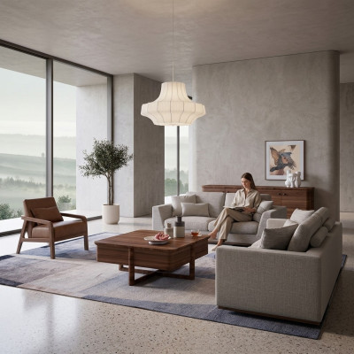 Wohnzimmer Grau Sofagarnitur 2x Sofas Zweisitzer Design Sessel Luxus Einrichtung