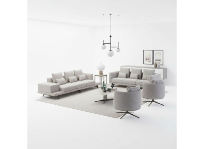 Komplett Set 6tlg 2x Sofa Dreisitzer Neu 2x Sessel Luxus Wohnzimmer Couchtisch