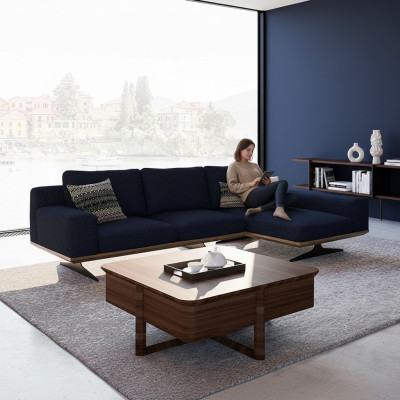 Gebührenfrei verkaufen Luxus Modern Designer Ecksofa L-Form Garnitur Relax Polstersofa Wohnzimmer