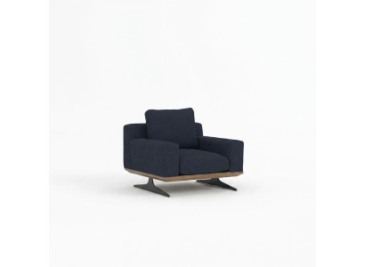 Modern Sessel Designer Einrichtung Luxus Polster Textil Polstersessel Neu