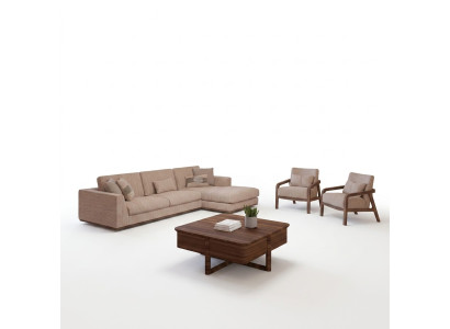 Neu Sofagarnitur Wohnzimmer Designer 2x Sessel Luxus Beige Polstermöbel