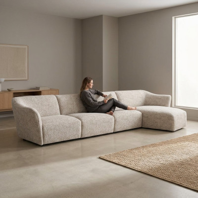 Wohnzimmer Sofa L-Form Designer Eck Garnitur Weiß Luxus Polstermöbel