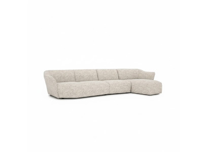 Modern Ecksofa L-Form Weiß Polstermöbel Wohnzimmer Neu Einrichtung