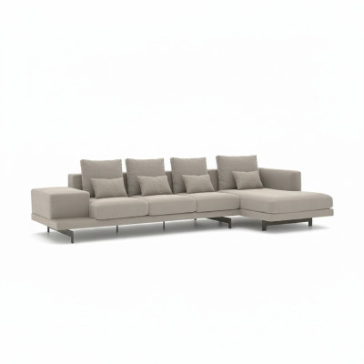 Luxus Möbel Modern Garnitur Ecksofa L-Form Designer Einrichtung Polstermöbel