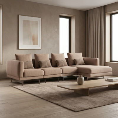 Designer Polstermöbel Eck Garnitur Neu Möbel Ecksofa L-Form Wohnzimmer