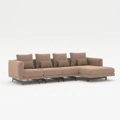 Designer Polstermöbel Eck Garnitur Neu Möbel Ecksofa L-Form Wohnzimmer
