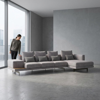 Polstermöbel Eck Möbel Wohnzimmer Ecksofa L-Form Designer Garnitur