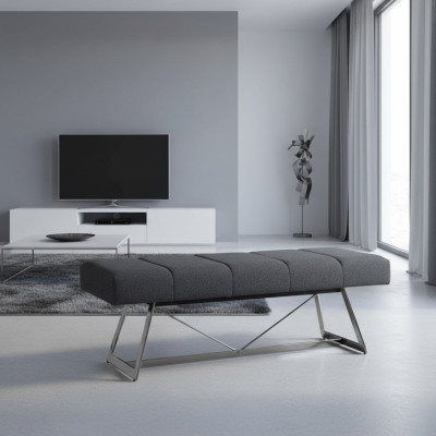Designer banka Polsterbank Modern Hocker Sitzmöbel Sedací stoly Tkanina Nový Nábytek