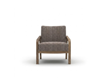 Moderní design křeslo s látkovým potahem pro obývací pokoj. Moderní čalouněný nábytek.