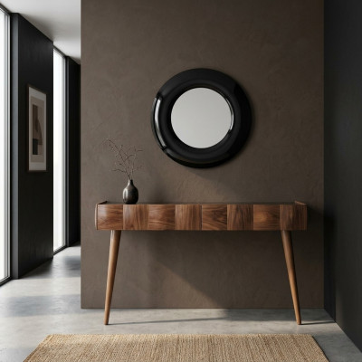 Konsole Kommode Modern Holz Konsolentisch mit Spiegel Luxus Wohnzimmer