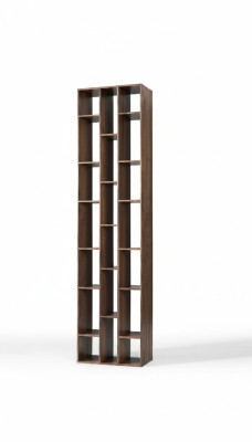 Bücherregal Bücherschrank Regal Wohnzimmer Design Holz Braun Neu