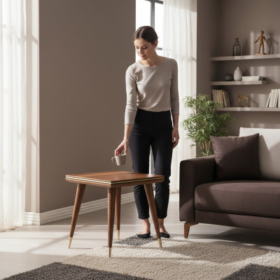 Beisteltisch Wohnzimmer Kaffeetisch Luxus Design Tisch Modern Einrichtung