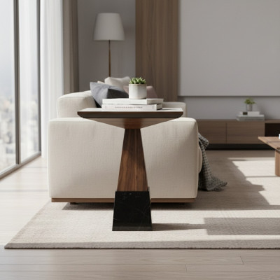 Wohnzimmer Kaffeetisch Beisteltisch Holz Möbel Design Einrichtung Neu