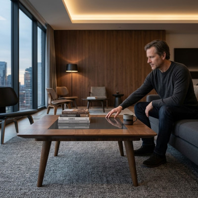 Modern Möbel Wohnzimmer Couchtisch Design Einrichtung Kaffeetisch