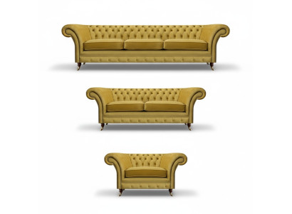 Chesterfield Sofas Set Luxus Komplett Wohnzimmer Polstermöbel Einrichtung