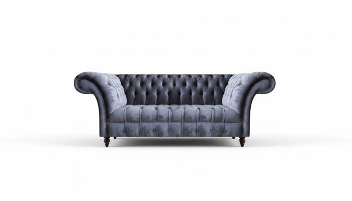 Chesterfield Moderne Wohnzimmer Textilcouch Designer Stoffsofas Möbel