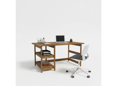 Brauner Jugendzimmer Schreibtisch Robuste Holztische Stilvolle Tische