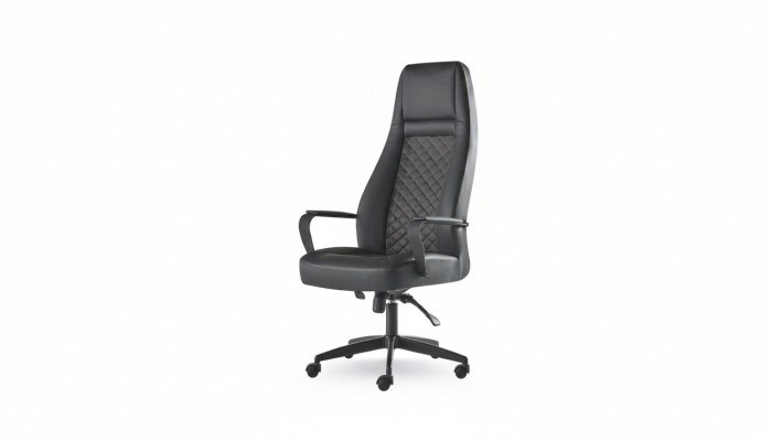 Bürostuhl Schwarz Drehsessel Arbeitszimmer Modern Büro Rollen Leder