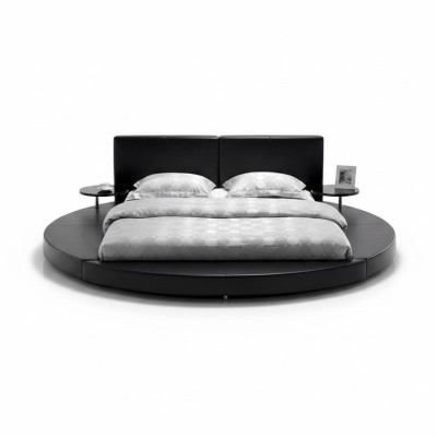 Bett Schwarz Designer Jugendliche Luxus  Komplett Doppelbett Hotel Neu