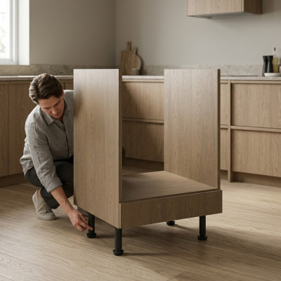 Basis-Unterschrank Schrankmodul Küchenschrank für Backofen Schublade