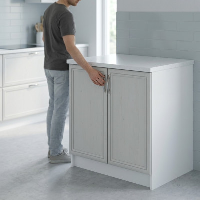 Spülenunterschrank Unterschrank für Spülbecken Spülenschrank Küche Weiß