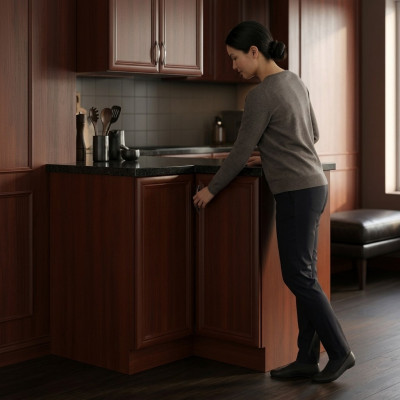 Kücheneckschrank Eck-Küchenunterschrank Eckschrank Unterschrank Küche