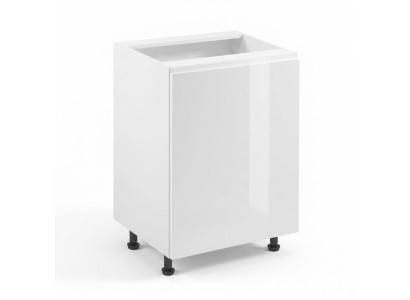 Basis-Unterschrank Standunterschrank Küchenschrank Mittelboden Hochglanz