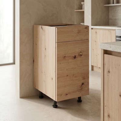 Schubladenschrank mit Fachböden Basisunterschrank Unterschrank Küche