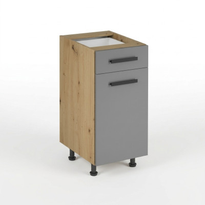 Schubladenschrank mit Fachböden Unterschrank Küchenschrank Einbauküche