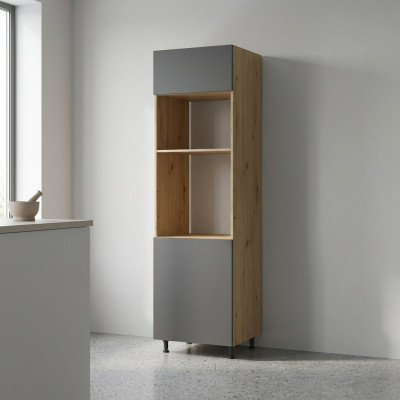 Gerätehochschrank für Ofen und Mikrowelle Einbauschrank für Küchengeräte