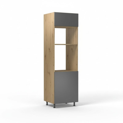 Gerätehochschrank für Ofen und Mikrowelle Einbauschrank für Küchengeräte