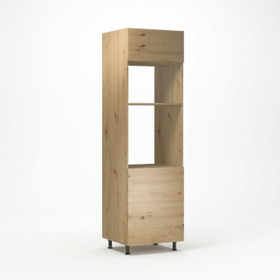 Küchenhochschrank für Backofen und Mikrowelle Einbauschrank Küchenschrank