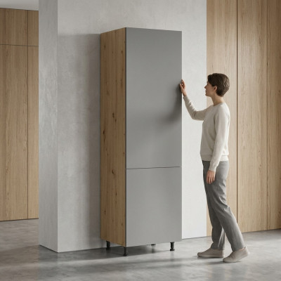 Vorratsschrank Stauraumschrank Hochschrank Regalfächern Küchenschrank