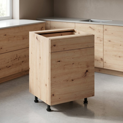 Küchenunterschrank mit Schublade und Einlegeböden Unterschrankmodul Küche
