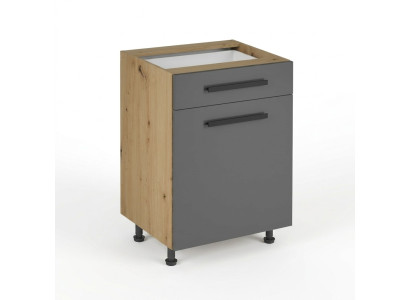 Unterschrank Basisunterschrank Mehrzweck-Unterschrank Auszug Regalfächern