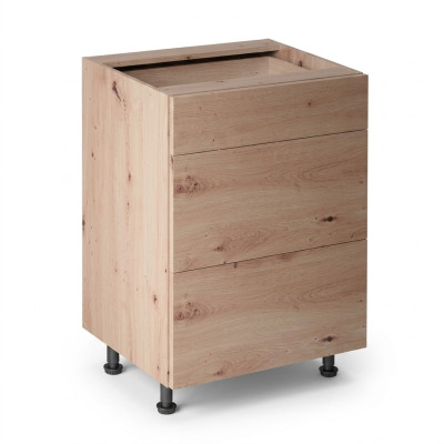 Küchenschubladenschrank Unterschrank 3 Schubladen Kommode Schubladenmodul