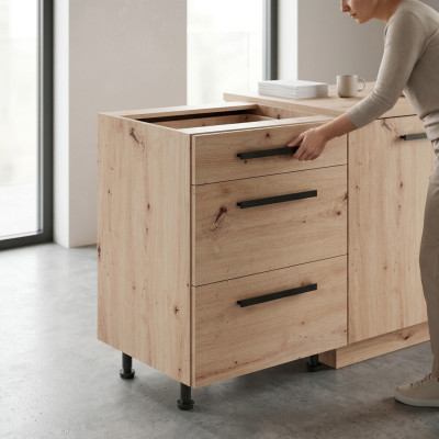 Schubladenunterschrank Auszugsschrank Kommode Holzschubladenschrank