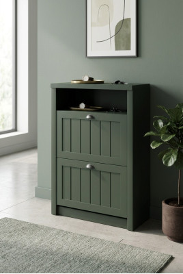 Schuhkippschrank Schuhklappenschrank Schuhschrank Doppelfach Schuhmöbel