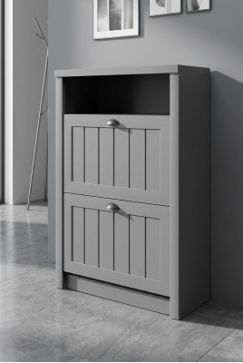 Schuhklappenschrank Schuhschrank Schuhkippschrank Doppelfach Schuhmöbel