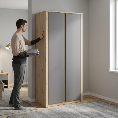Kleiderschrank Stoff Garderobe Stoffschrank Kleiderstange Schlafzimmer