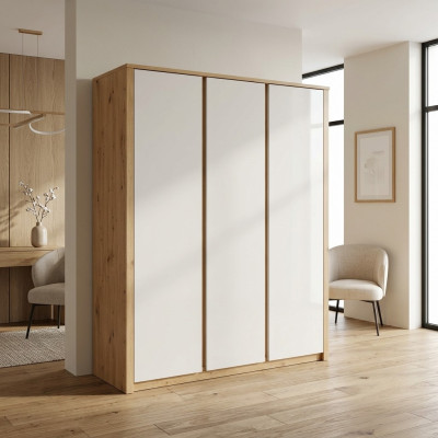 Kleiderschrank Stoffschrank Garderobenschrank 2 Kleiderstangen Modern