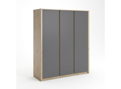 Stoffschrank Kleiderschrank Garderobenschrank 2 stabilen Kleiderstangen