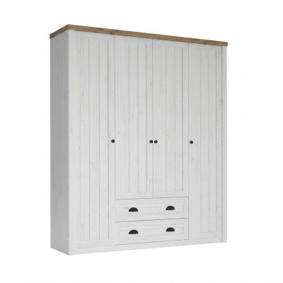 Garderobenschrank Kleiderschrank Stoffschrank Schubladen Kleiderstange